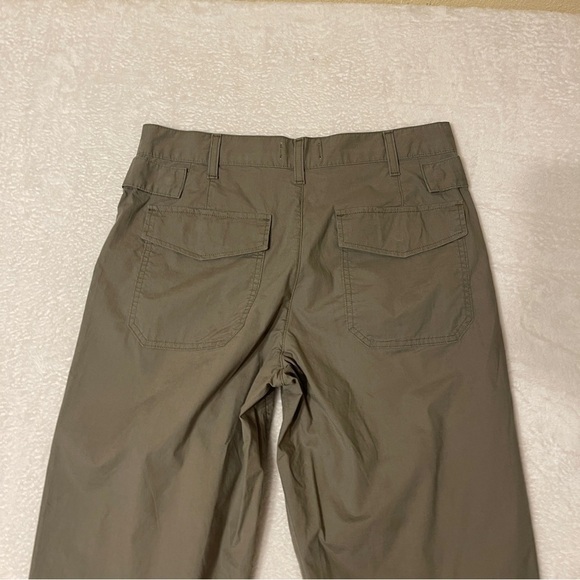AGOLDE Daria High‎ Waist Crop Wide Leg Twill Utility Pant in Duffle Women's 28 - Picture 12 of 12